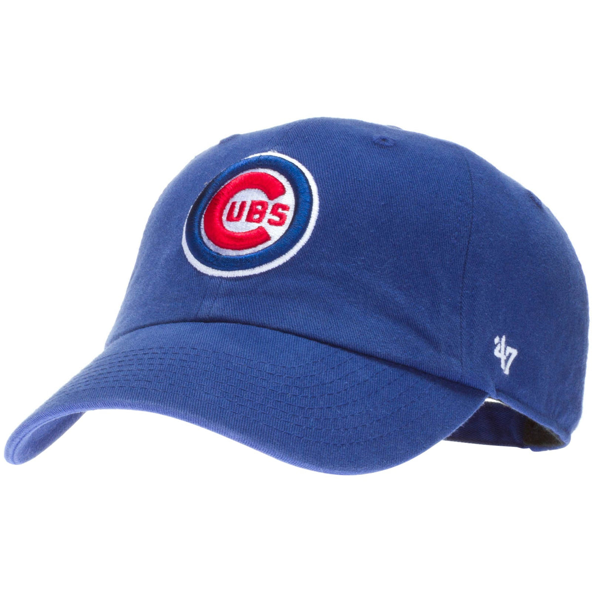 Chicago Cubs Logo Royal 47' Clean Up Adjustable Hat product image 1, provided for visual reference and product detail review