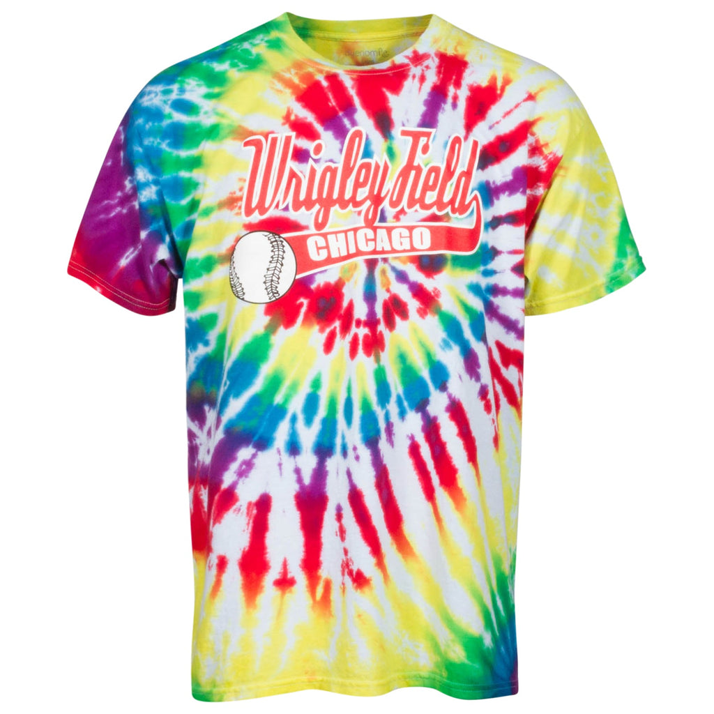 Wrigley Field Men Tie-Dye T-Shirt-Shirt product image 1, provided for visual reference and product detail review