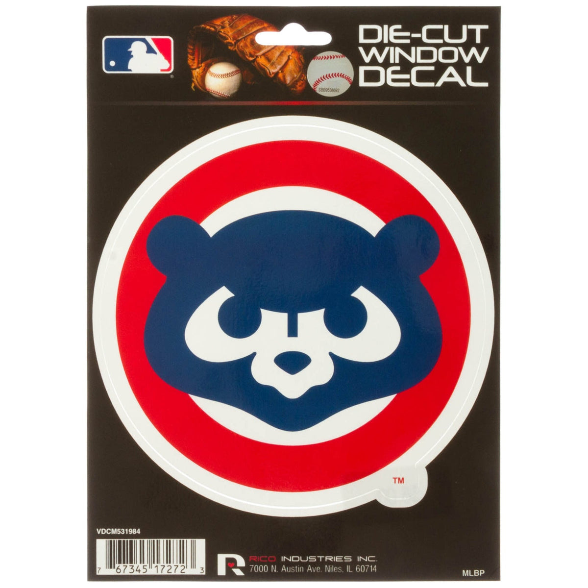 Chicago Cubs 1984 Angry Cub Logo Die-Cut Window Decal product image 1, provided for visual reference and product detail