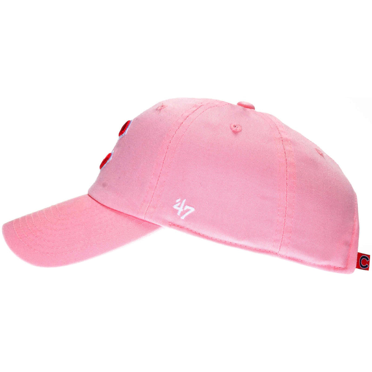 Chicago Cubs Toddler Pink Logo Adjustable Hat product image 3, provided for visual reference and product detail review