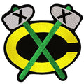 Chicago Blackhawks Tomahawks Home Jersey Patch by National Emblem product image 1, provided for visual reference and product