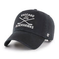 Chicago Blackhawks Men Black Axis Clean Up Adjustable Hat product image 1, provided for visual reference and product detail