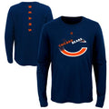 Chicago Bears Youth Flux Ultra Long Sleeve T-Shirt product image 1, provided for visual reference and product detail review