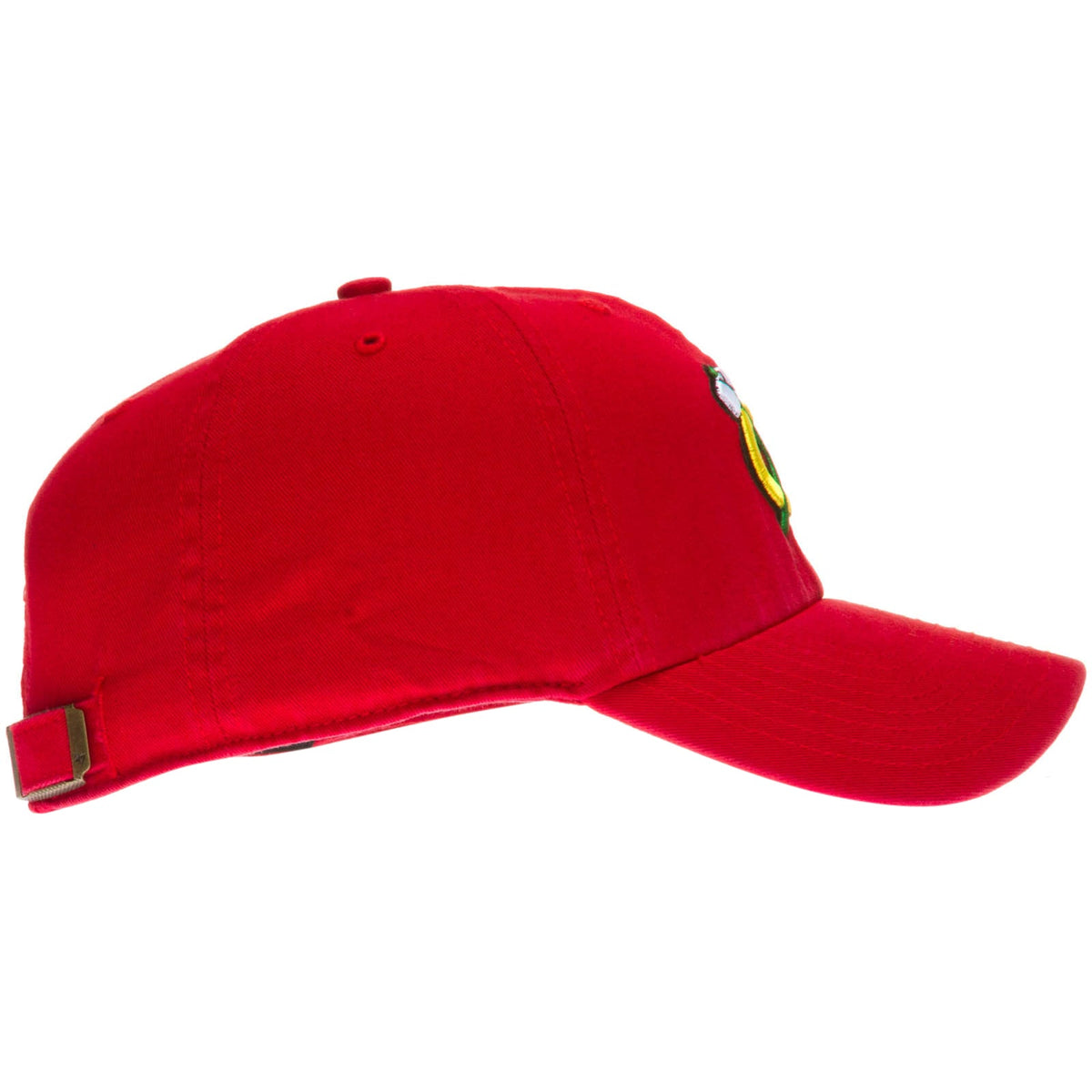Chicago Blackhawks Red Tomahawks Logo Adjustable Clean-Up Hat product image 4, provided for visual reference and product