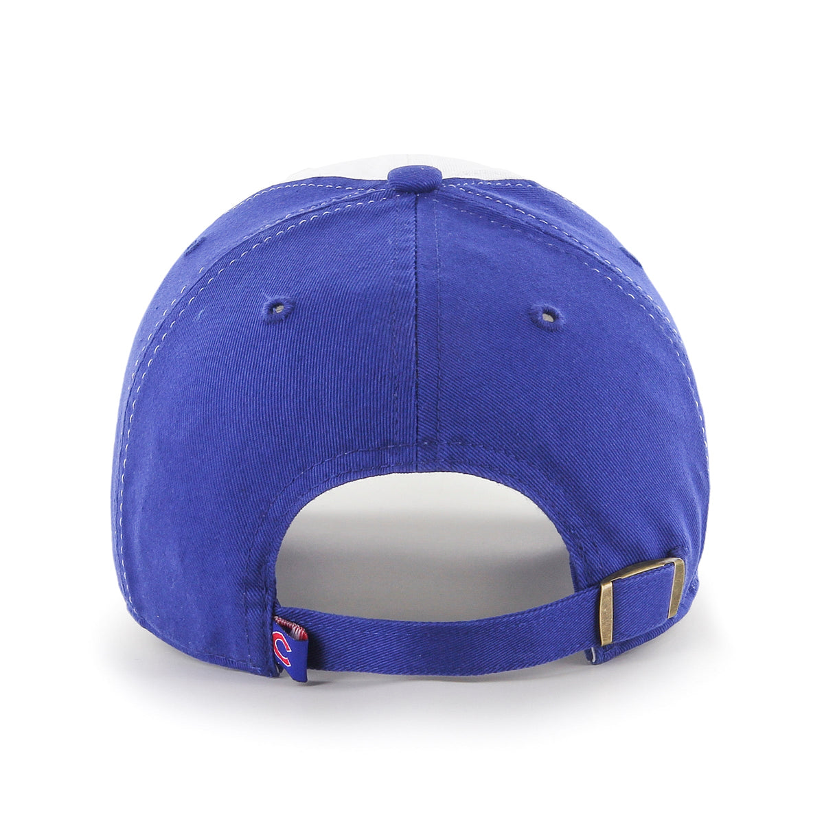 Chicago Cubs C Cub Logo White/Royal 47' Clean Up Adjustable Hat product image 2, provided for visual reference and product