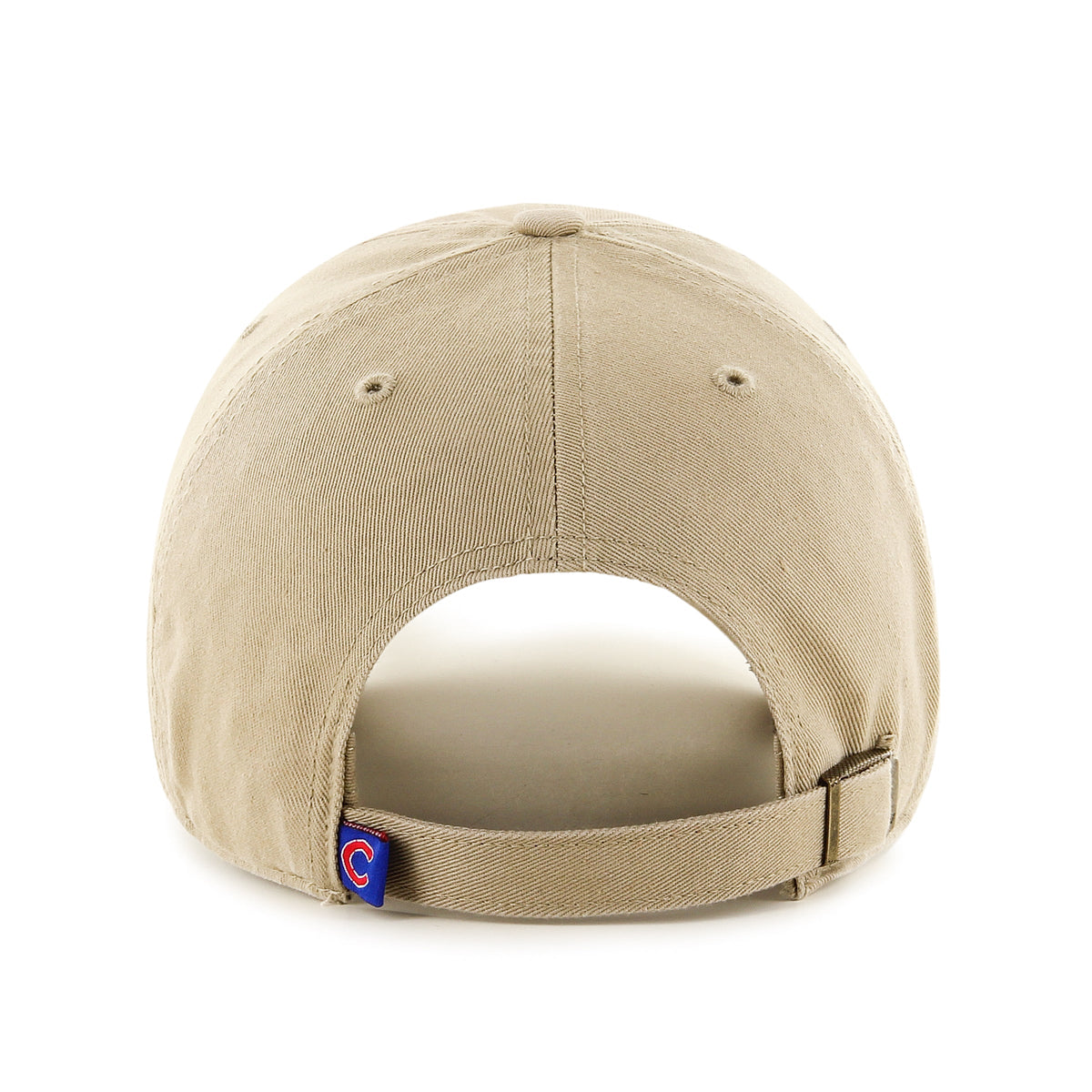 Chicago Cubs Dark Khaki "C" Logo Clean Up Adjustable Hat product image 2, provided for visual reference and product detail