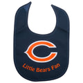 Chicago Bears Navy "Little Bears Fan" Bib product image 1, provided for visual reference and product detail review