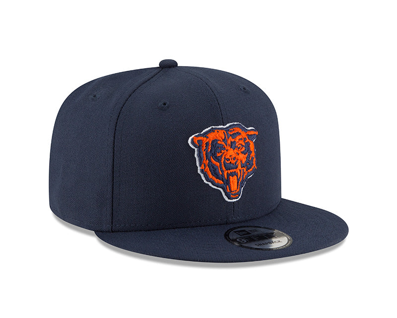 Chicago Bears Navy Bear head 9FIFTY Snapback product image 3, provided for visual reference and product detail review