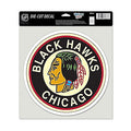 Chicago Blackhawks 8"x8" Vintage Logo Die-Cut Decal by Wincraft product image 1, provided for visual reference and product