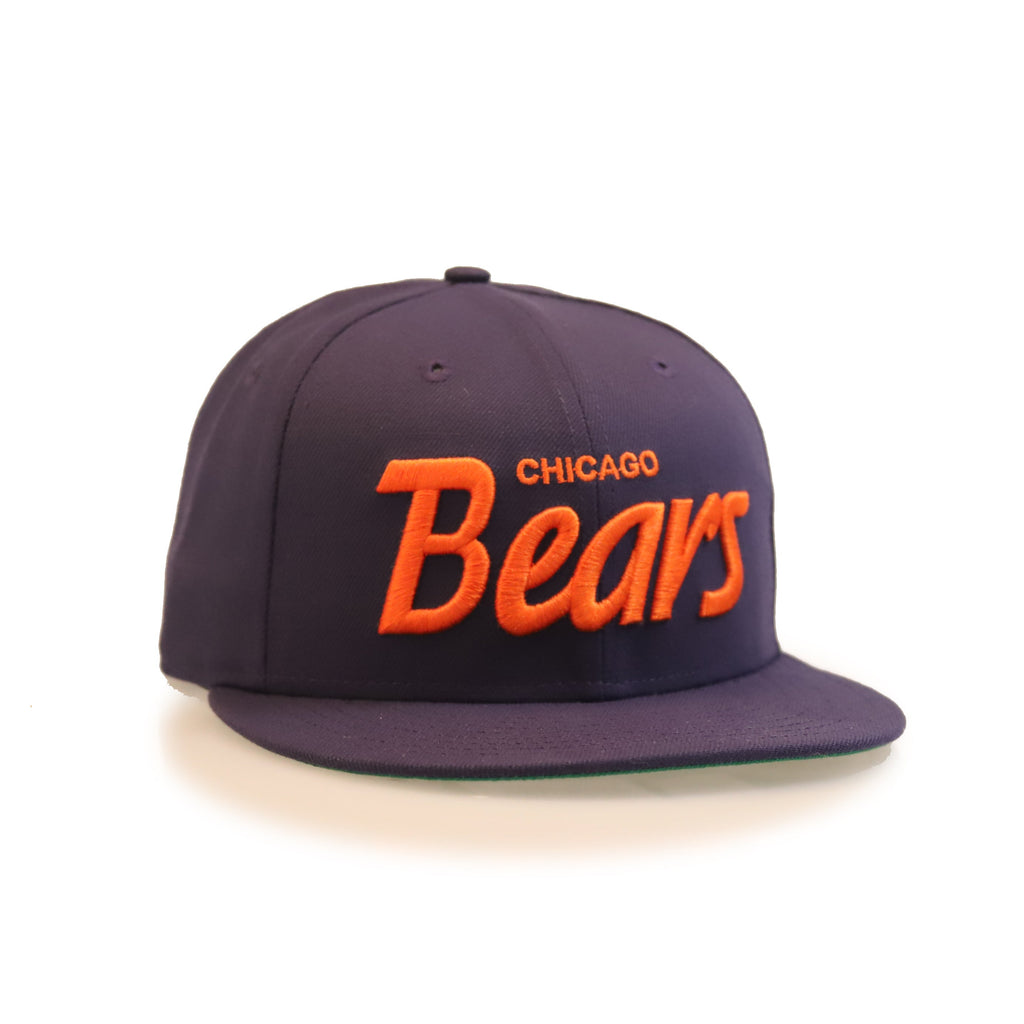 Chicago Bears Navy Chevy Chase Script 9FIFTY Snapback product image 3, provided for visual reference and product detail