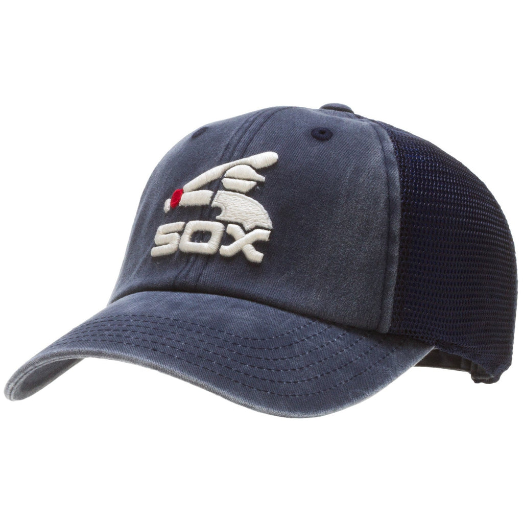 Chicago White Sox Navy Batterman Mesh Back Adjustable Hat product image 1, provided for visual reference and product detail