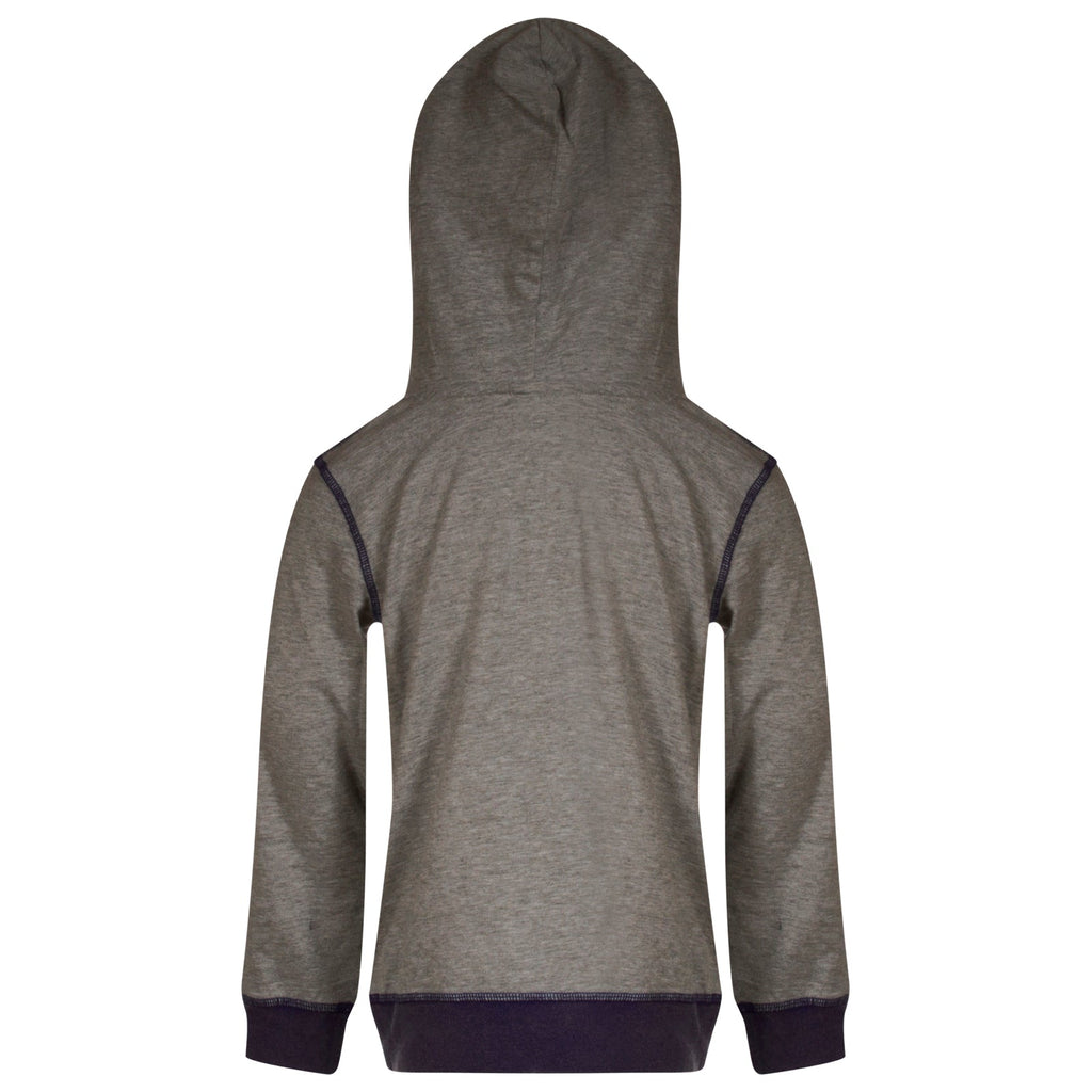 Chicago White Sox Boys/Girls Heather Grey and Faded Navy Batterman Logo Hoodie product image 2, provided for visual