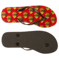 Chicago Blackhawks Women Glitter Strap Flip Flops product image 1, provided for visual reference and product detail review