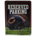 Chicago Bears Metal "Reserved Parking" Sign product image 1, provided for visual reference and product detail review