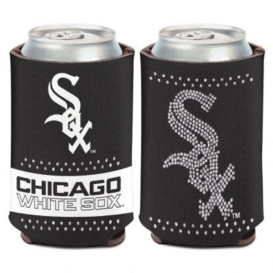 Chicago White Sox Bling Can Cooler Coozie product image 1, provided for visual reference and product detail review
