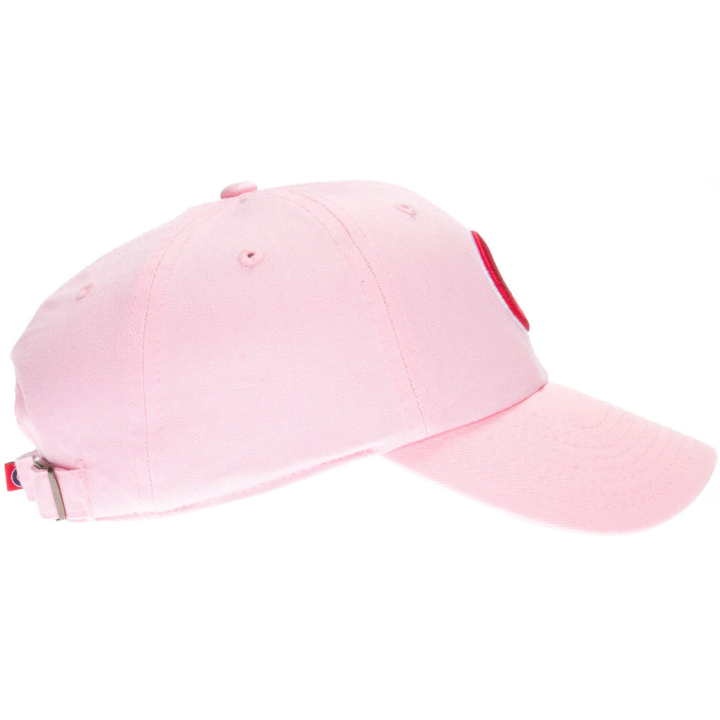 Chicago Cubs Women Pink Adjustable Clean-Up Hat product image 4, provided for visual reference and product detail review