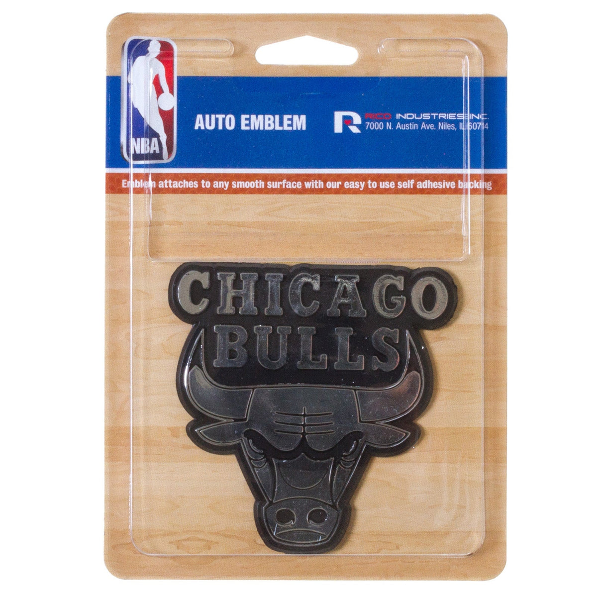 Chicago Bulls Auto Emblem product image 1, provided for visual reference and product detail review