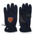 Chicago Bears Navy Fleece Gloves product image 1, provided for visual reference and product detail review