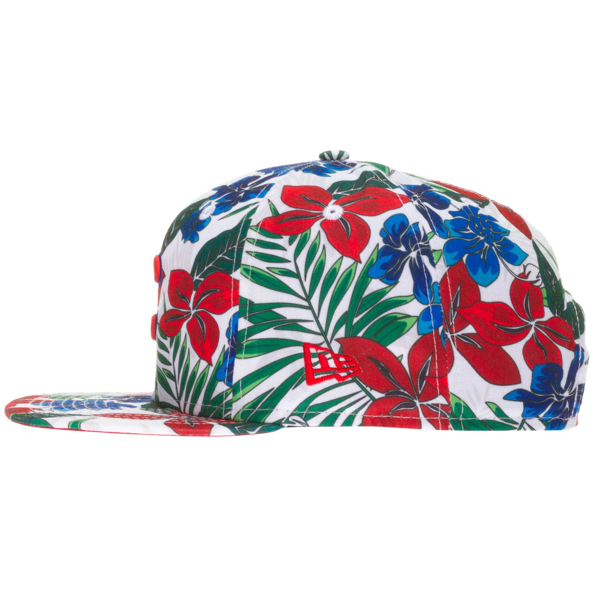 Chicago Cubs White Floral Print "C" Logo Snapback Hat product image 3, provided for visual reference and product detail
