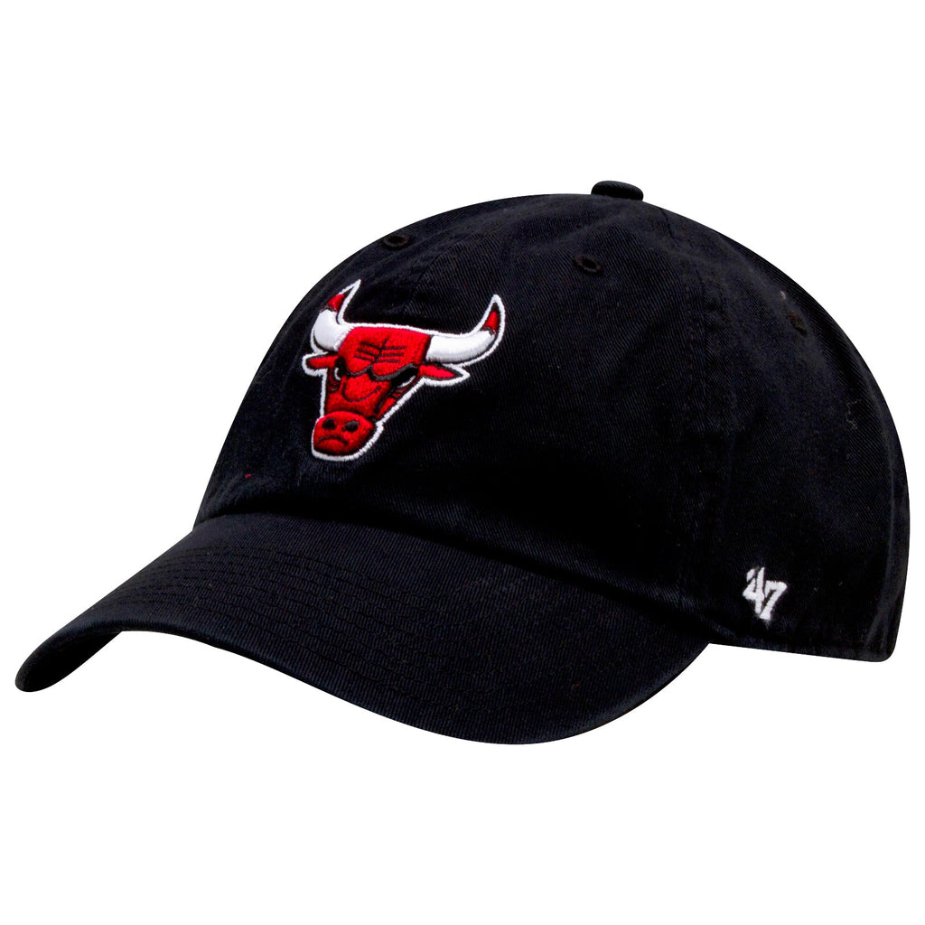 Chicago Bulls Black Primary Logo Clean Up Adjustable Hat product image 1, provided for visual reference and product detail