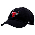 Chicago Bulls Black Primary Logo Clean Up Adjustable Hat product image 1, provided for visual reference and product detail