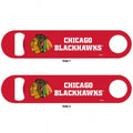 Chicago Blackhawks Metal Double Sided Bottle Opener product image 1, provided for visual reference and product detail review