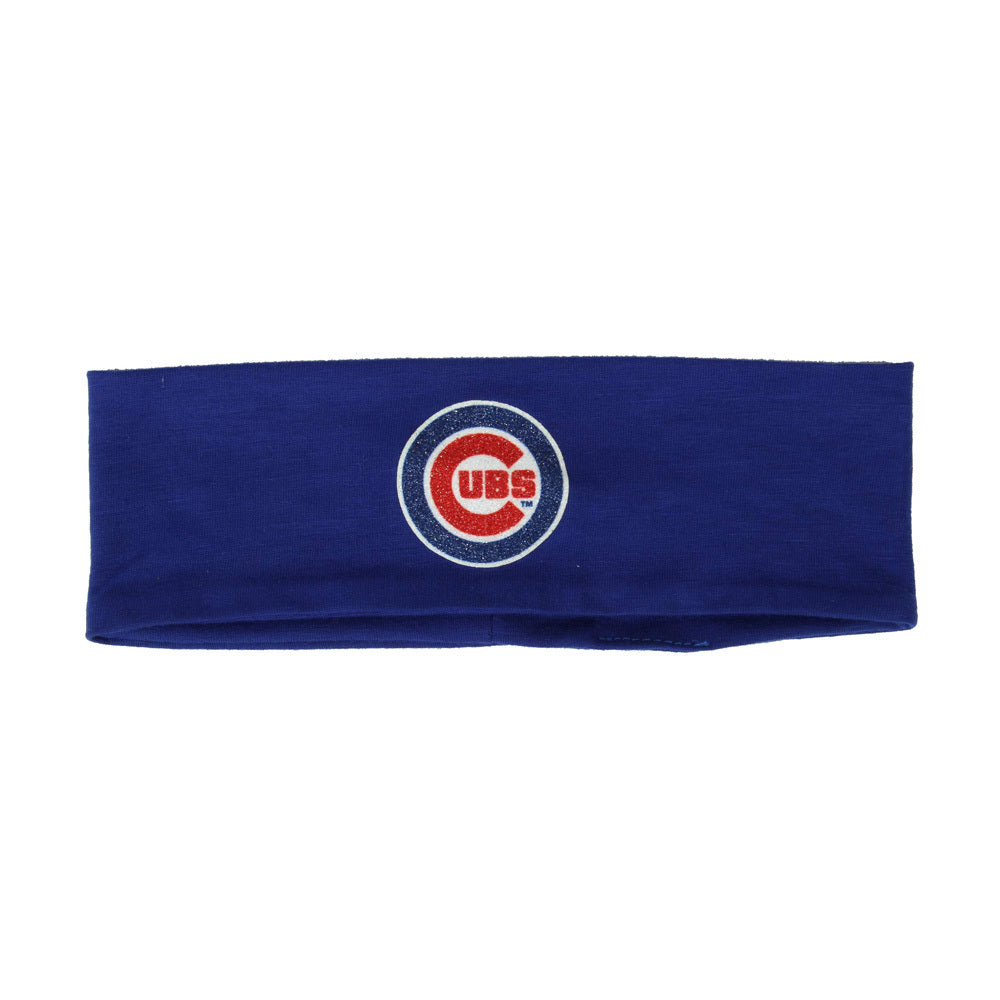 Chicago Cubs Soft Cotton Stretch Head Band product image 1, provided for visual reference and product detail review