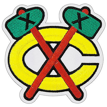 Chicago Blackhawks Tomahawks Away Jersey Patch by National Emblem product image 1, provided for visual reference and product