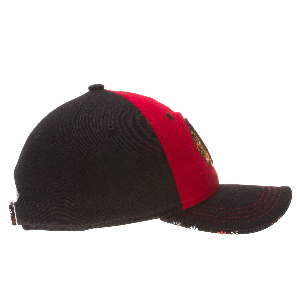 Chicago Blackhawks Two Tone Girls Adjustable Hat product image 4, provided for visual reference and product detail review
