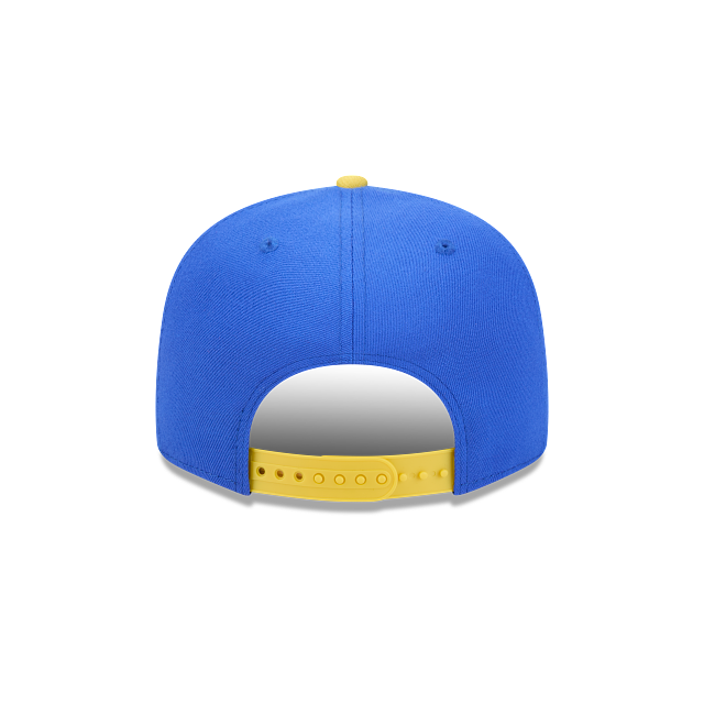 New Era Men Los Angeles Rams 9FIFTY Snapback Hat-Blue/Yellow product image 5, provided for visual reference and product