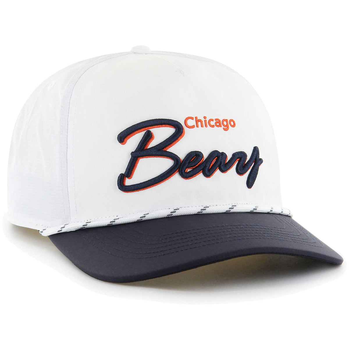 Chicago Bears '47 White Chamberlain Hitch Adjustable Hat product image 2, provided for visual reference and product detail