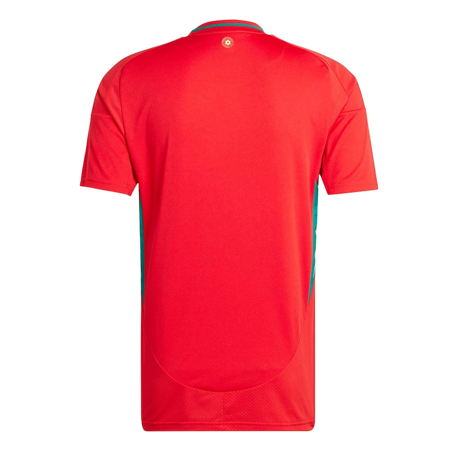 Adidas Wales Home Stadium Jersey 2024 product image 2, provided for visual reference and product detail review
