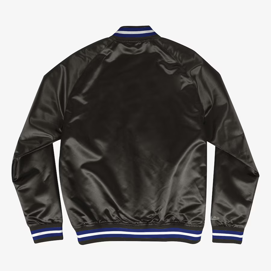 Mitchell & Ness Lightweight Satin Jacket Los Angeles Dodgers-Black product image 2, provided for visual reference and