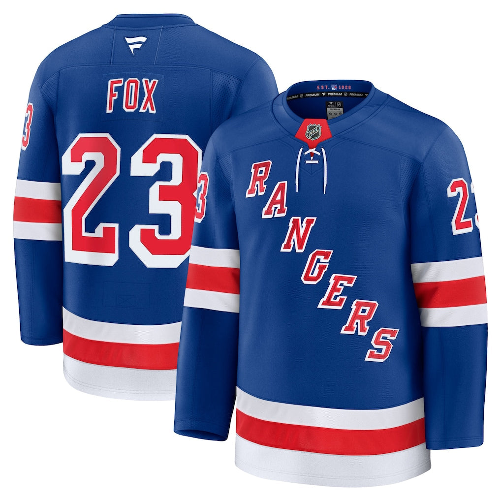 Adam Fox New York Rangers Home Premium Jersey - Royal product image 1