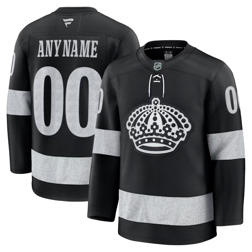 Custom Los Angeles Kings Alternate Premium Jersey - Black product image 1