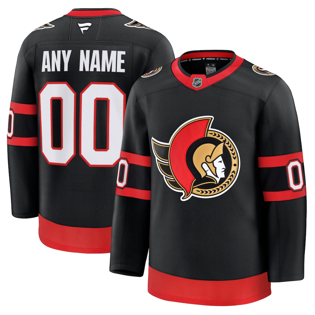 Custom Ottawa Senators Home Premium Jersey - Black product image 1