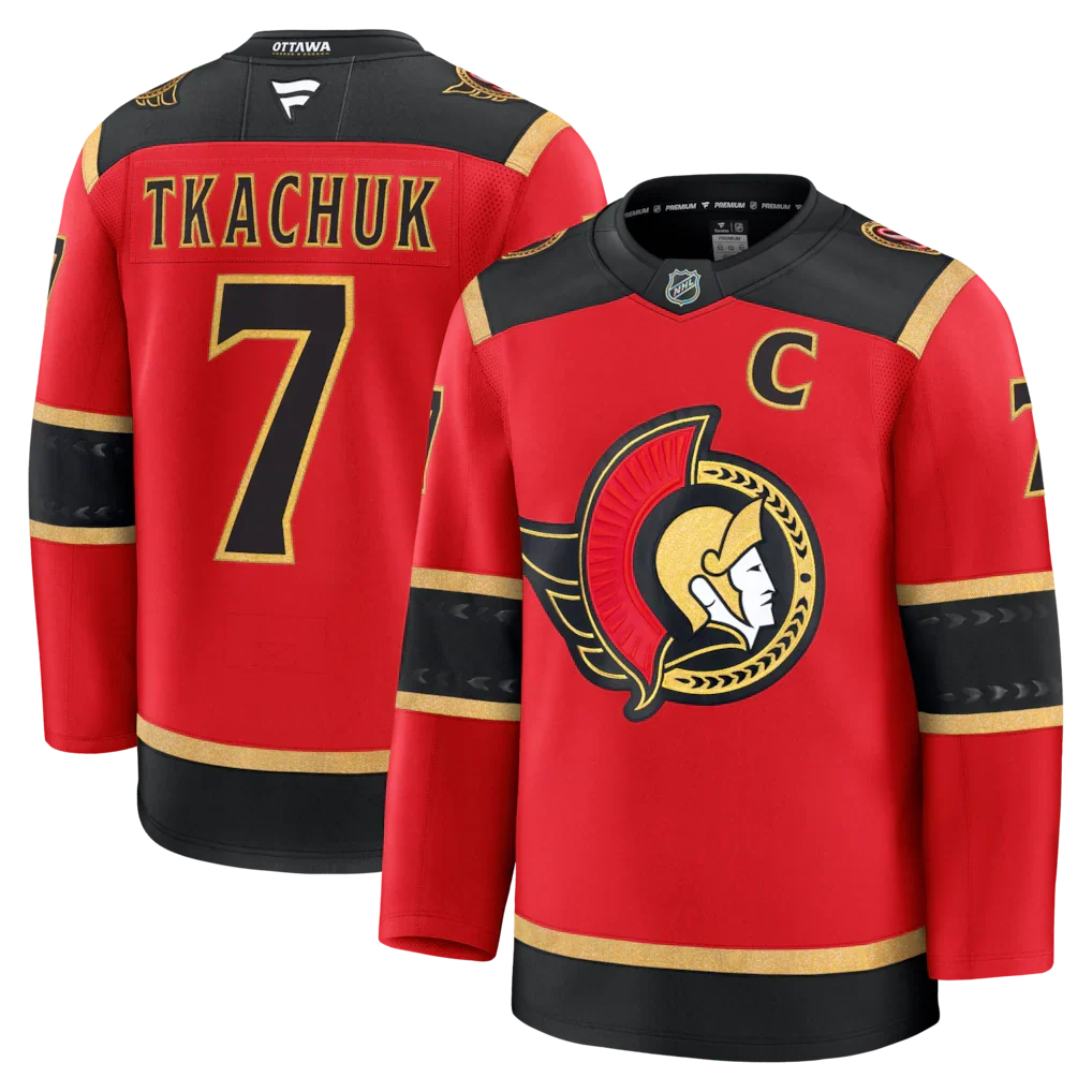 Brady Tkachuk Ottawa Senators Alternate Premium Jersey - Red product image 1