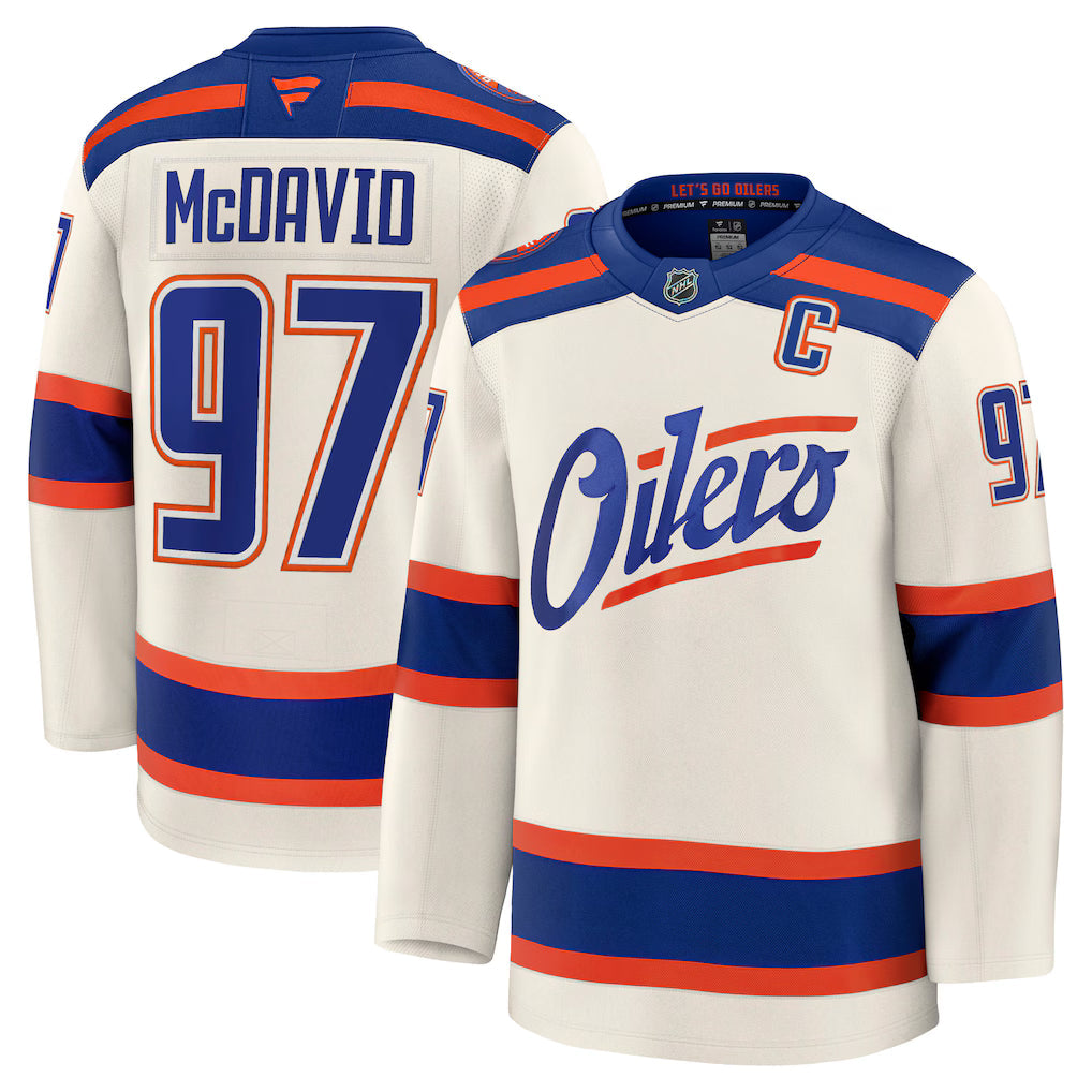 Connor McDavid Edmonton Oilers Alternate Premium Jersey product image 1