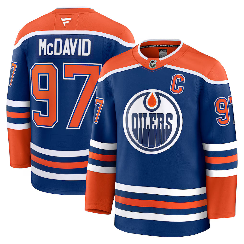 Connor McDavid Edmonton Oilers Home Premium Jersey - Royal product image 1