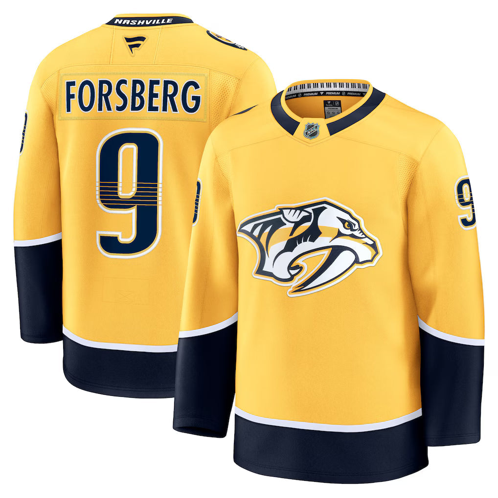 Filip Forsberg Nashville Predators Home Premium Jersey product image 1