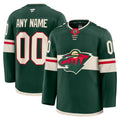 Custom Minnesota Wild Home Premium Jersey - Green product image 1