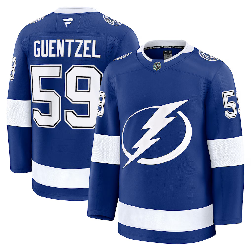 Jake Guentzel Tampa Bay Lightning Home Premium Jersey - Blue product image 1
