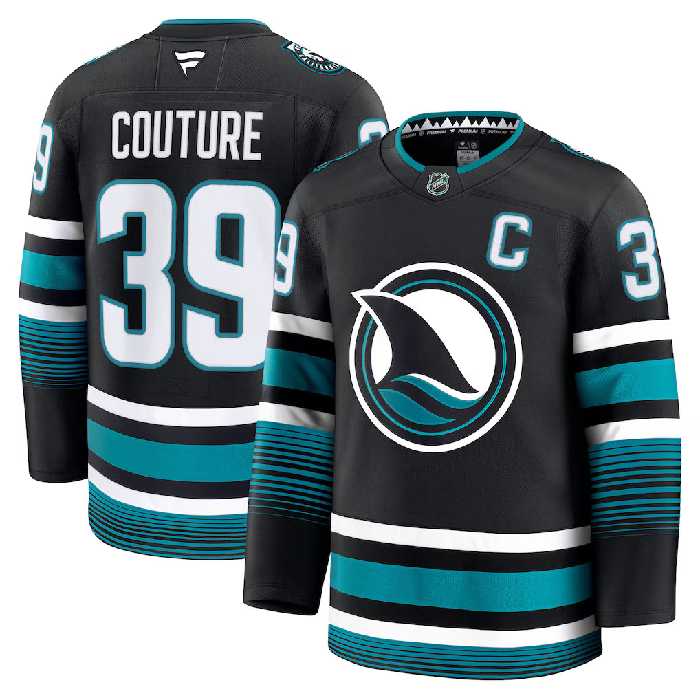 Logan Couture San Jose Sharks Alternate Premium Jersey product image 1