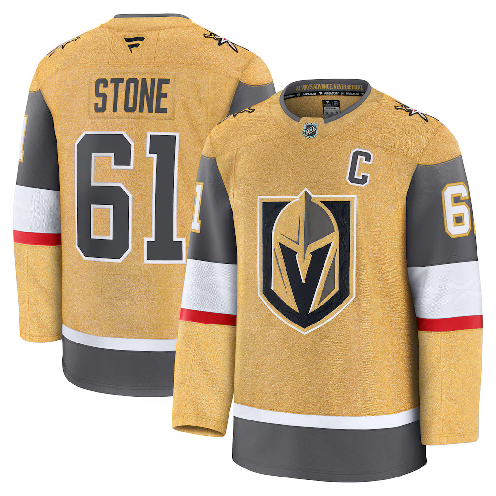 Mark Stone Vegas Golden Knights Home Premium Jersey - Gold product image 1