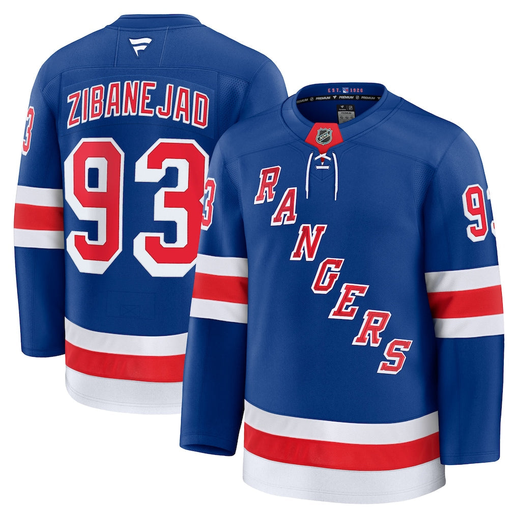 Mika Zibanejad New York Rangers Home Premium Jersey - Royal product image 1
