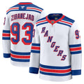 Mika Zibanejad New York Rangers Away Premium Jersey - White product image 1