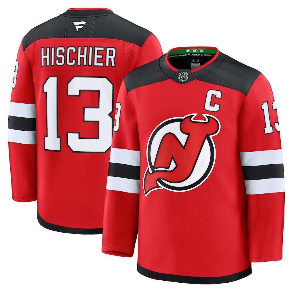 Nico Hischier New Jersey Devils Home Premium - Red product image 1