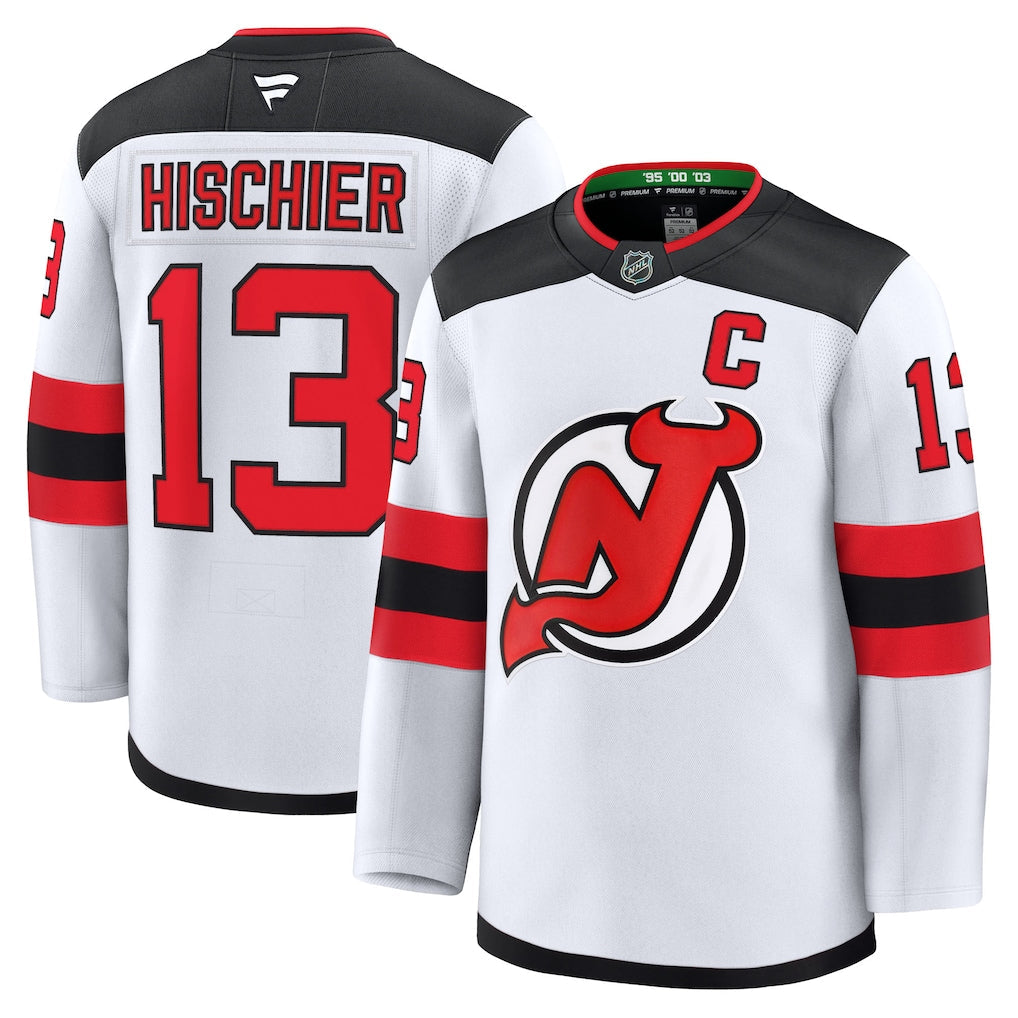 Nico Hischier New Jersey Devils Away Premium - White product image 1