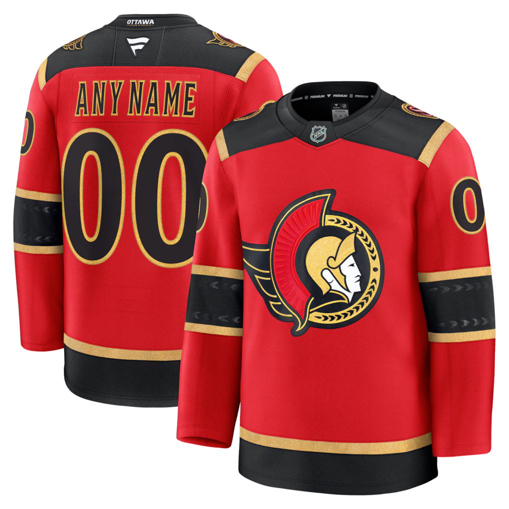 Custom Ottawa Senators Alternate Premium Jersey - Red product image 1