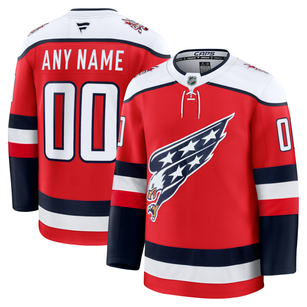 Custom Washington Capitals Alternate Premium Jersey - Red product image 1